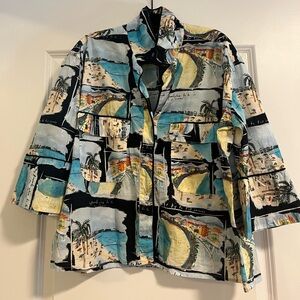 Smythe Coastal Print Shirt
